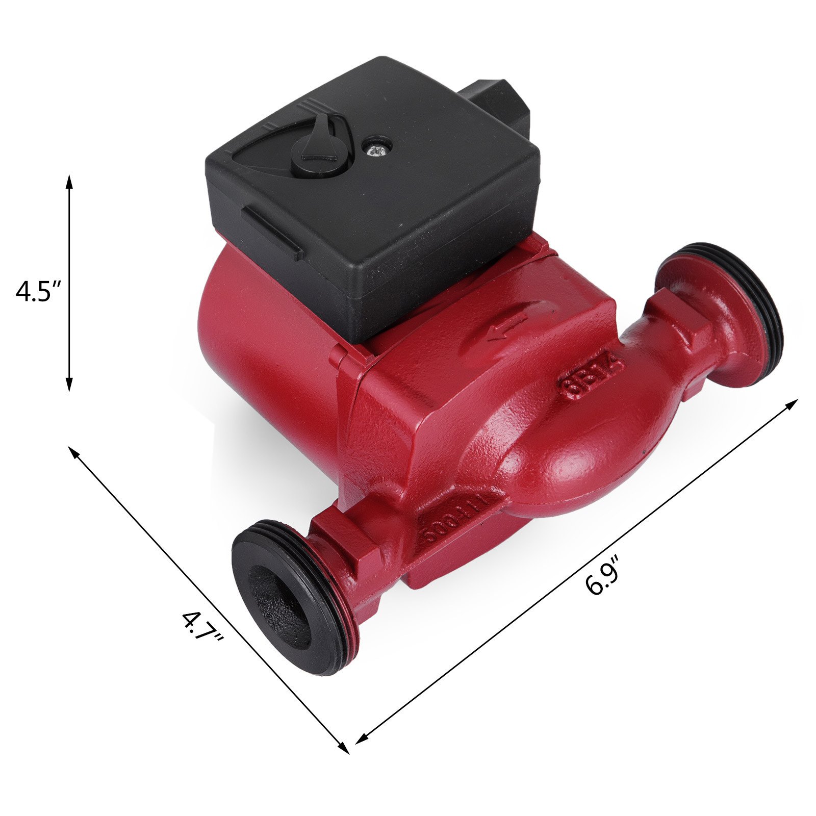 Neuer 3-Speed Druckerhöhungspumpe LPS25-8 Rot Für Warmwasser Heizsystem