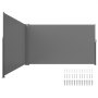 VEVOR Terrassen Windschutz 160 x 600 cm Rollo Seitenmarkise ausziehbar grau für den privaten oder gewerblichen Gebrauch