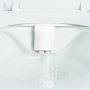 VEVOR Bidet Attachment for Toilet, Self-Cleaning Bidet Toilet Seat Attachment - Dual Retractable Nozzles, Adjustable Water Pressure, Easily Installed Cold Water Sprayer for Rear Feminine Wash, White