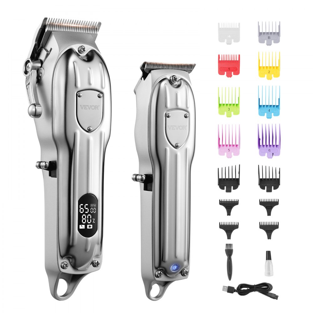 VEVOR Profi Haarschneider Haarschneidemaschine kabelloses Friseur- & Trimmer-Set