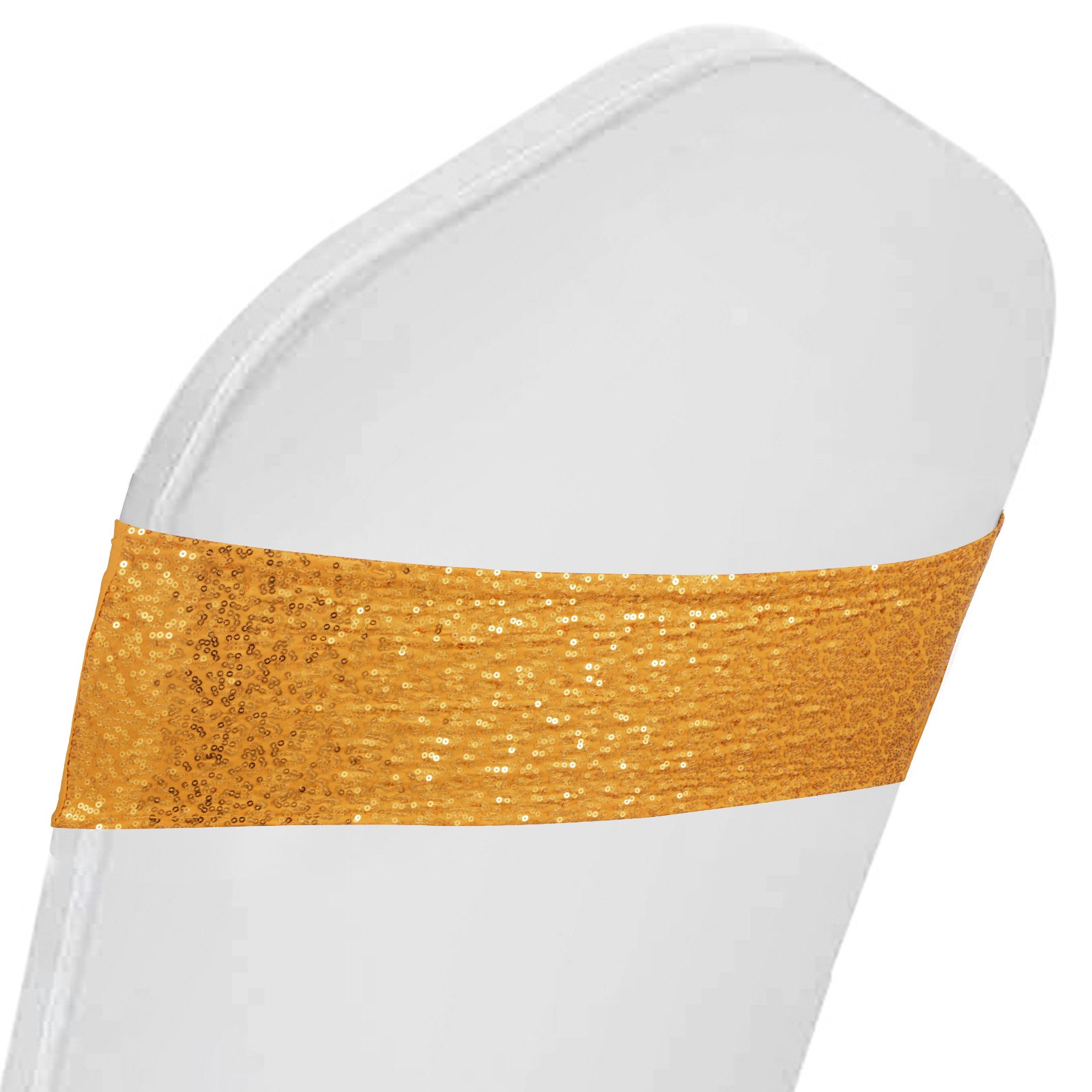 100pcs Stuhlschleifen Stretch Schleifen Stuhlhussen Jahrestag Stuhlbänder