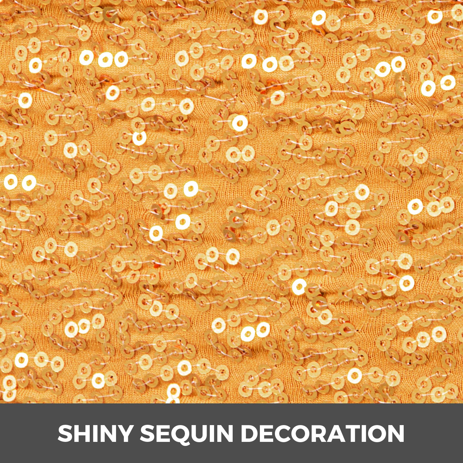 100pcs Stuhlschleifen Stretch Schleifen Stuhlhussen Jahrestag Stuhlbänder