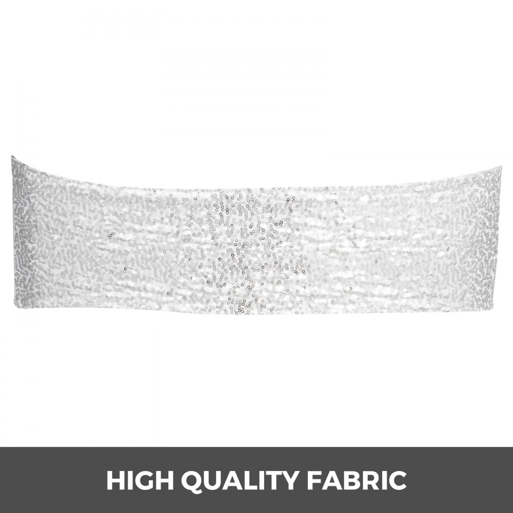 100pcs Stuhlschleifen Stretch Schleifen Stuhlhussen Schutzhülle Elastisch