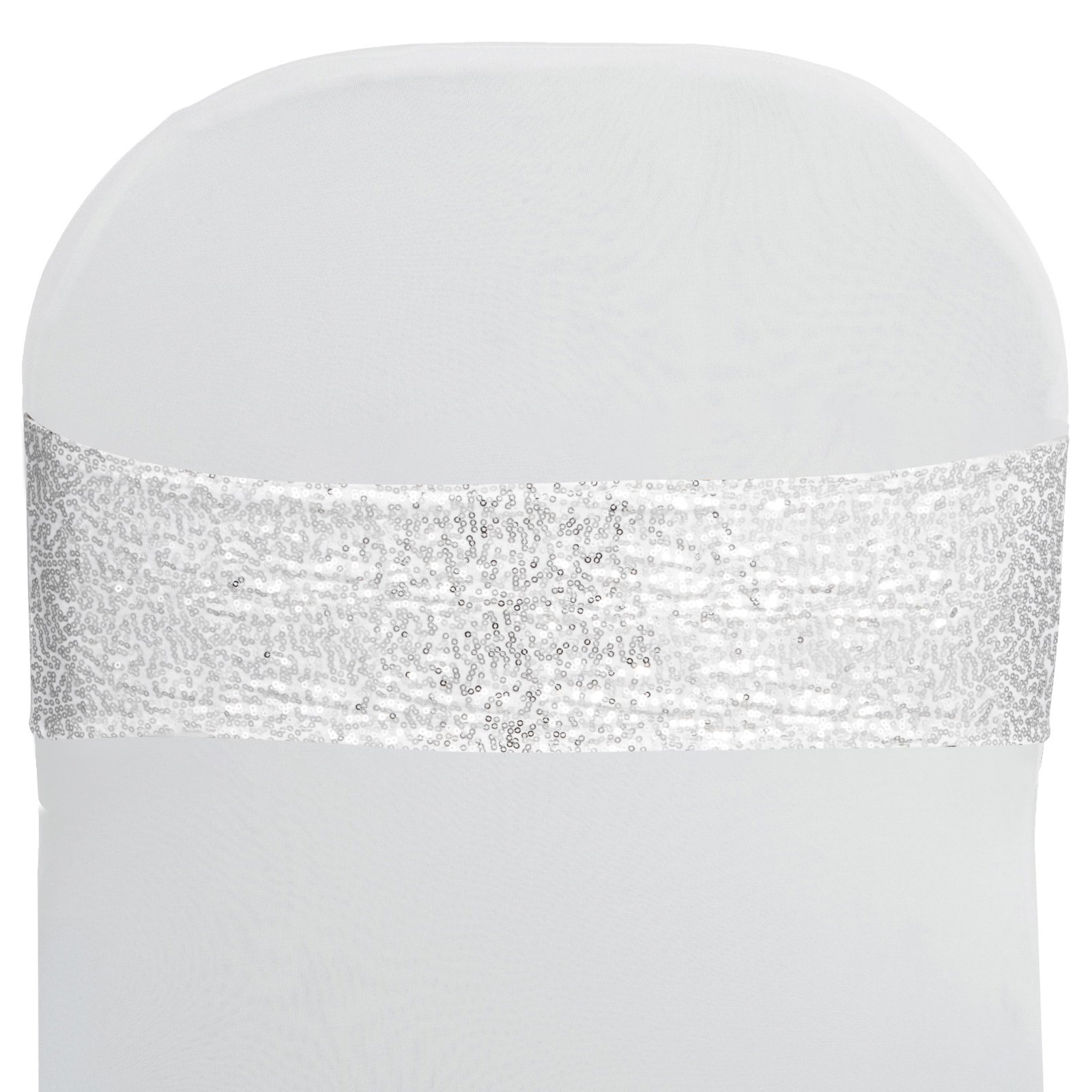 100pcs Stuhlschleifen Stretch Schleifen Stuhlhussen Schutzhülle Elastisch