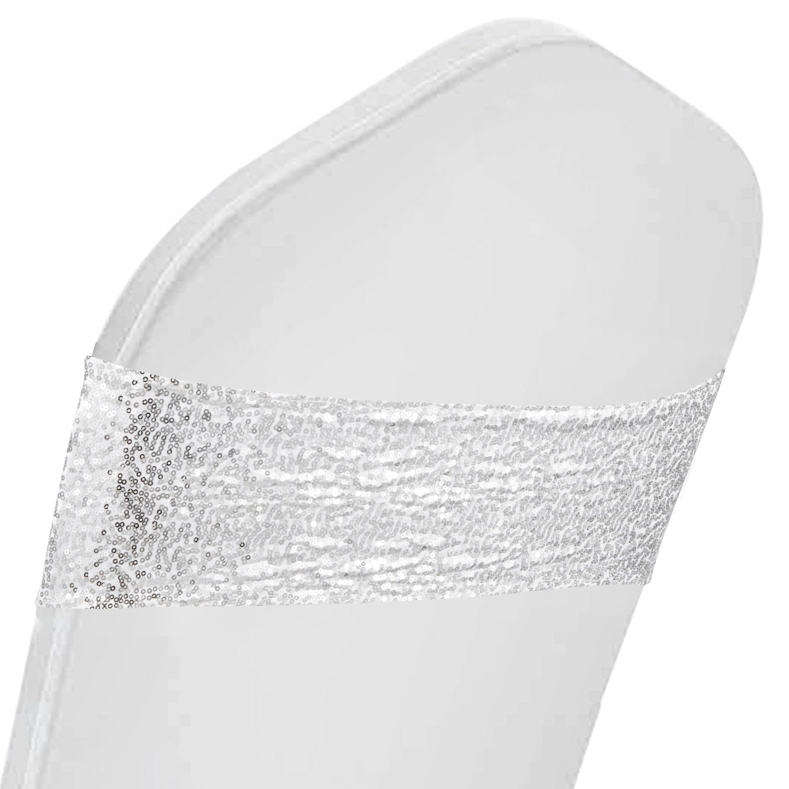 100pcs Stuhlschleifen Stretch Schleifen Stuhlhussen Schutzhülle Elastisch