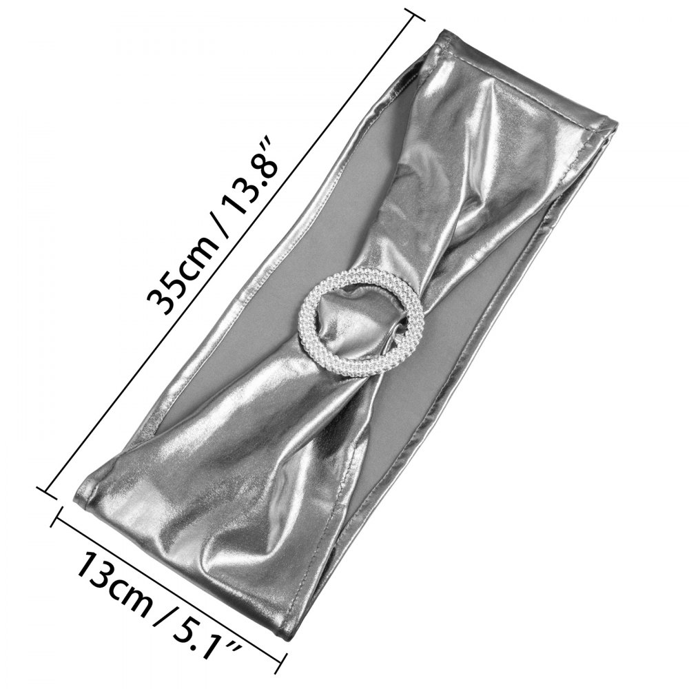 100pcs Stuhlschleifen Stretch Schleifen 100 Stück Hochzeit Stuhlhussen