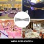 100pcs Stuhlschleifen Stretch Schleifen 100 Stück Hochzeit Stuhlhussen