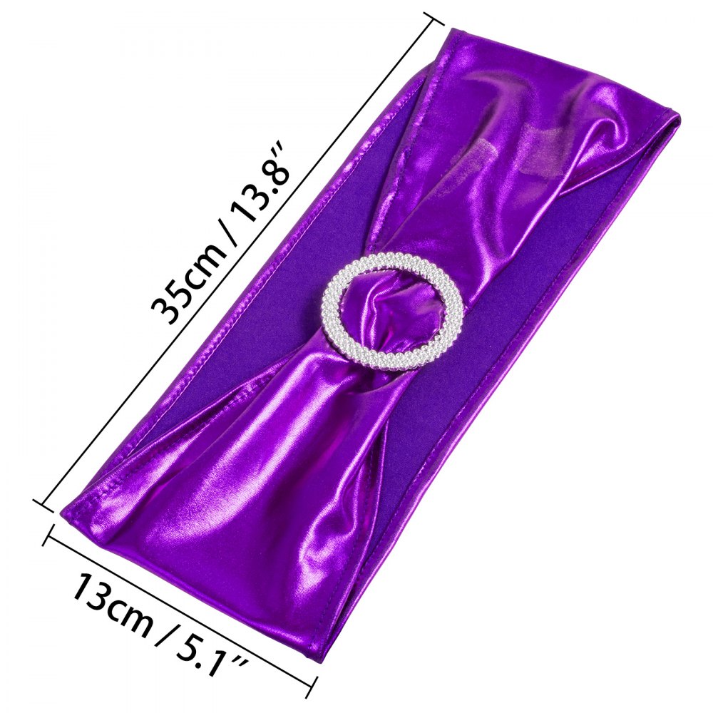 100pcs Stuhlschleifen Stretch Schleifen Stuhlbänder Bezug 100 Stück Hochzeit