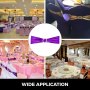 100pcs Stuhlschleifen Stretch Schleifen Stuhlbänder Bezug 100 Stück Hochzeit