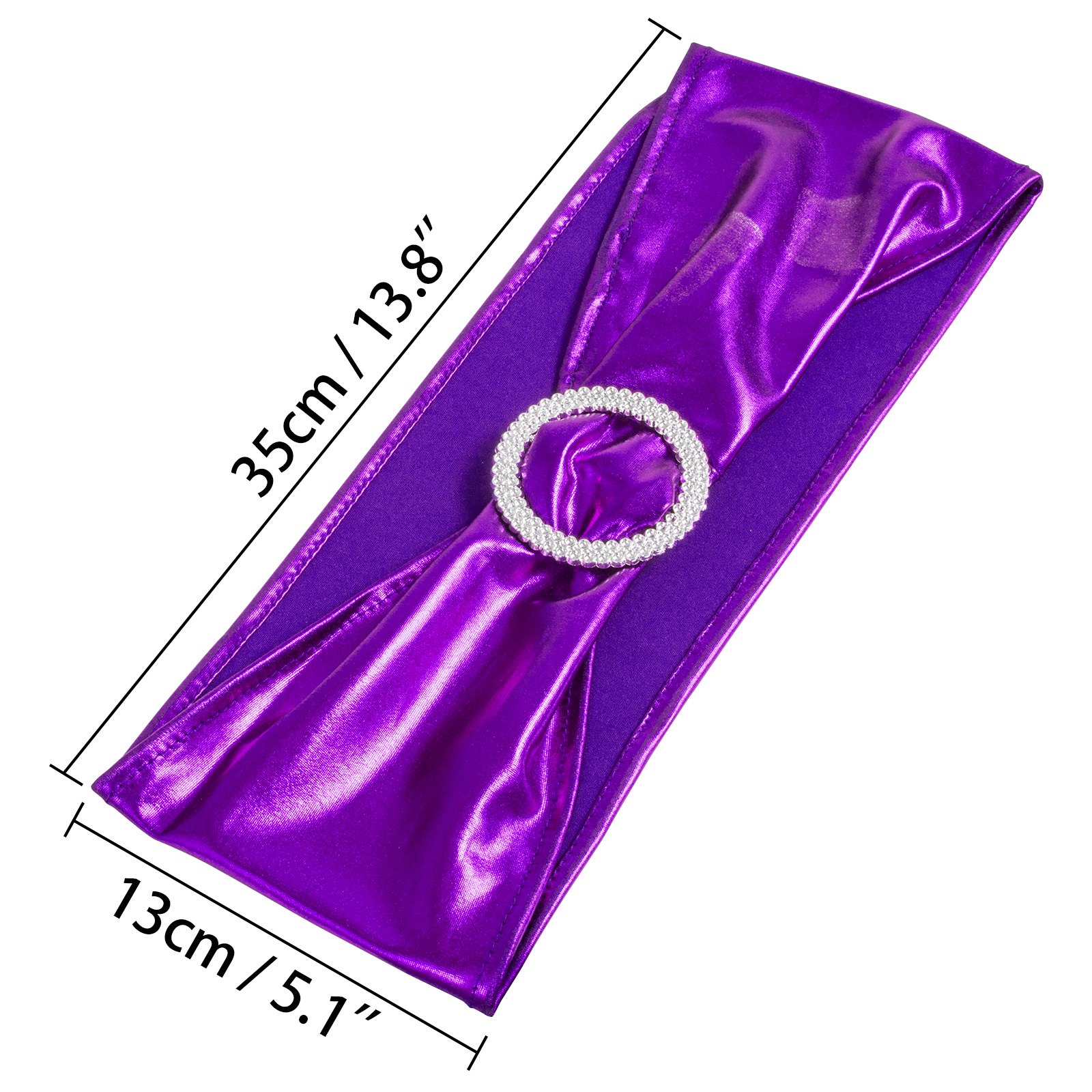 100pcs Stuhlschleifen Stretch Schleifen Stuhlbänder Bezug 100 Stück Hochzeit