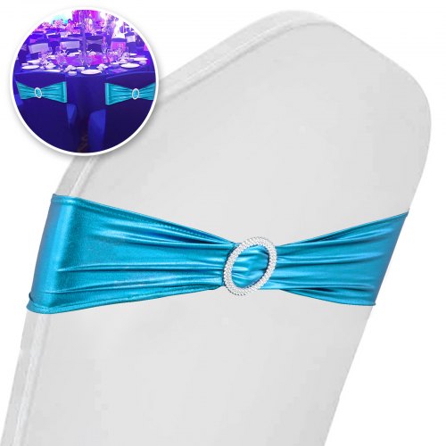 100pcs Stuhlschleifen Stretch Schleifen Stuhlbänder Elastisch Dekoration