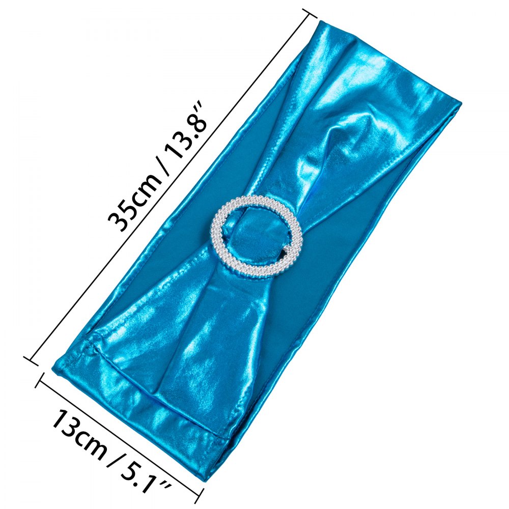 100pcs Stuhlschleifen Stretch Schleifen Stuhlbänder Elastisch Dekoration