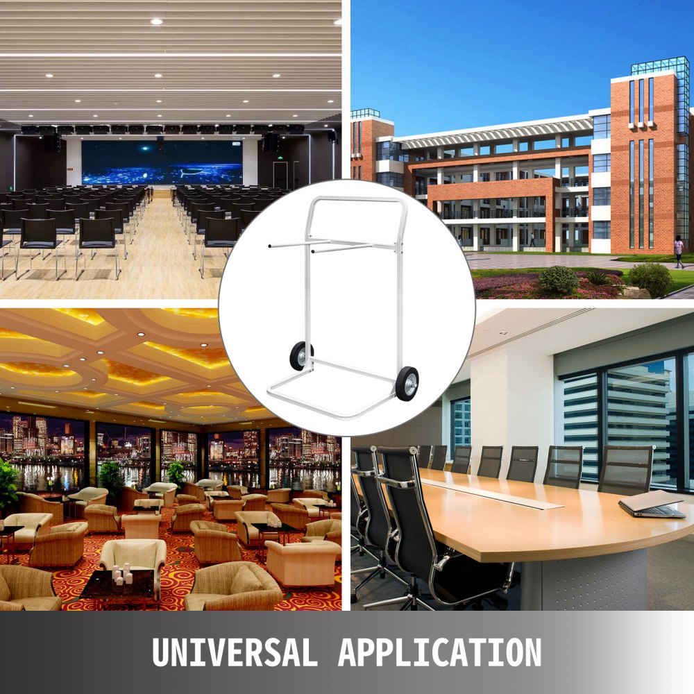 Vevor Transportwagen Tischwagen Klappbar 220 Lbs Klappstuhlwagen Standardstühle