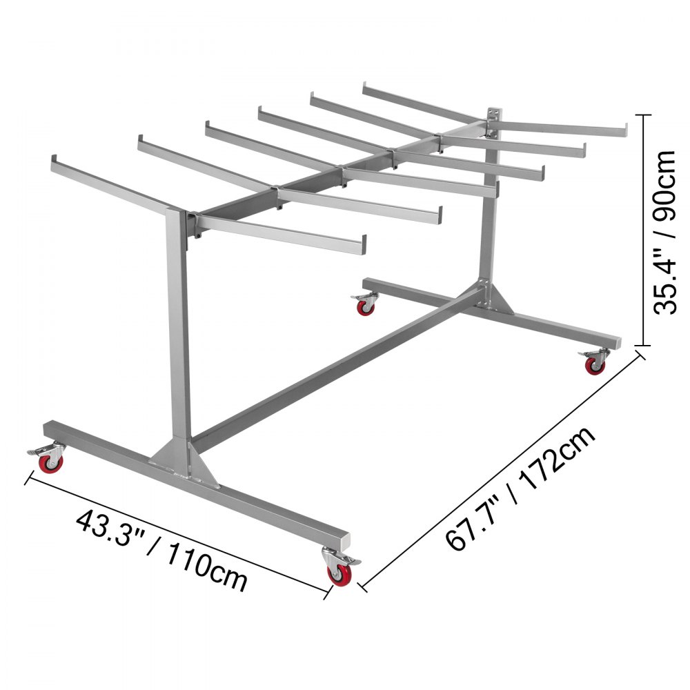 Klappstuhlwagen Sackkarre Klappbar Hotels 1 Schicht 3 Spalten Bankettsäle