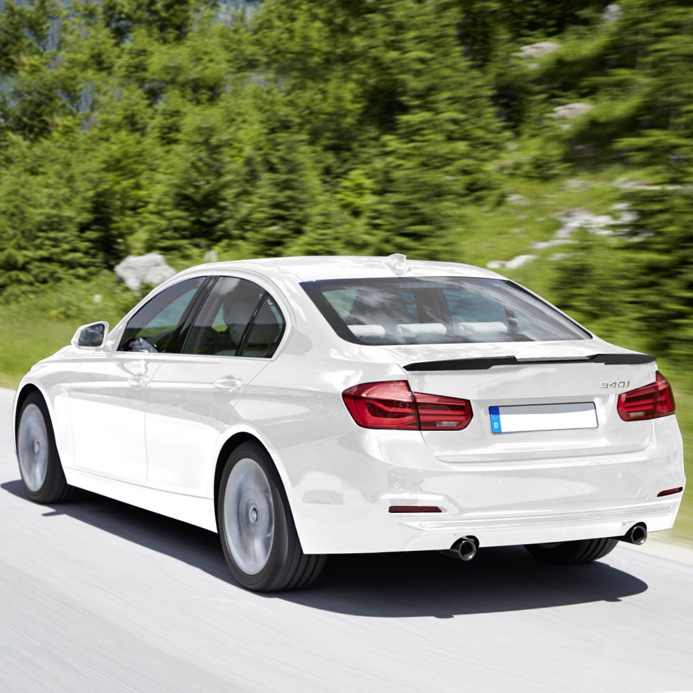 VEVOR GT Wing Autospoiler, 48,4 Zoll Spoiler, Kompatibel mit 2012-2018 BMW F30, Hochfestes ABS-Material, Einbrennlackierung, Auto Heckspoilerflügel, Rennspoiler für Autos, Schwarz glänzend