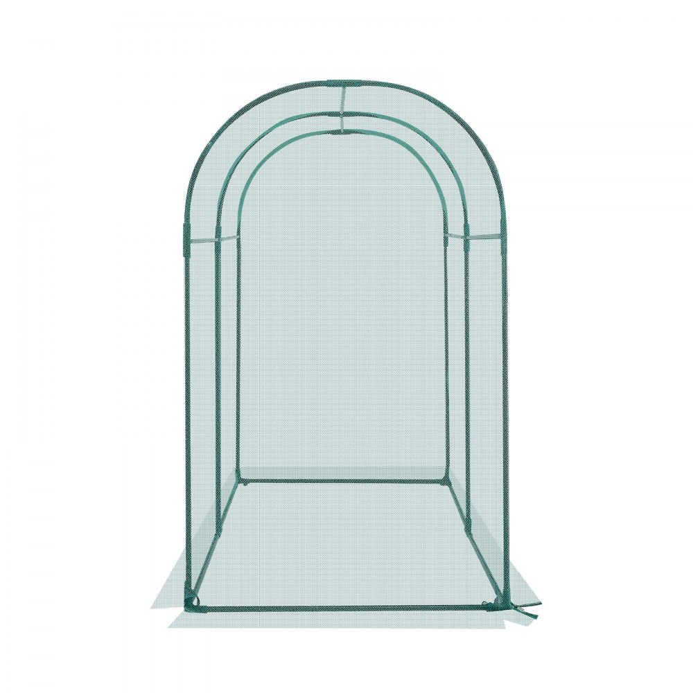 VEVOR Pflanzenschutzzelt, 1806x910x1500 mm Pflanzenschutznetz mit Rahmen, Tür mit Reißverschluss, windbeständig, Pflanzenkäfig Gewächshaus für erhöhte Beete im Freien, Garten, Terrasse