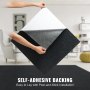 VEVOR Teppichfliesen zum Abziehen und Aufkleben, 61 x 61 cm, selbstklebende Teppichbodenfliesen, weich gepolsterte Teppichfliesen, DIY-Installation für Schlafzimmer, Wohnzimmer, (15 Stk., Schwarz)
