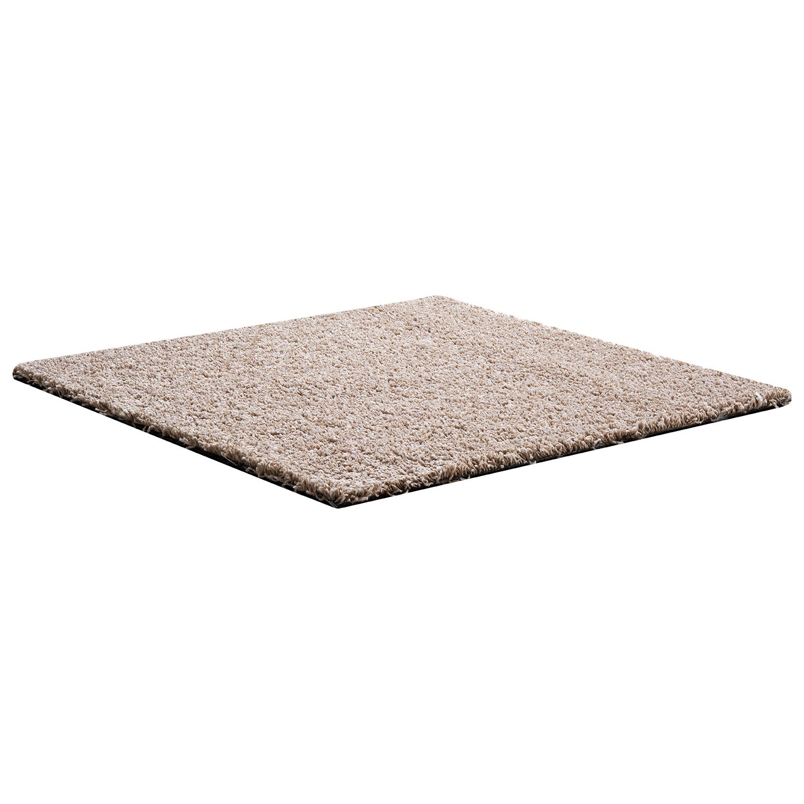 VEVOR Teppichfliesen 457,2 x 457,2 x 12 mm, 10er-Pack, selbstklebender Teppichboden mit Fläche von 2 m², Teppich Bodenbelag, einfacher DIY-Austausch für Wohnzimmer und Büro, Hellbraun