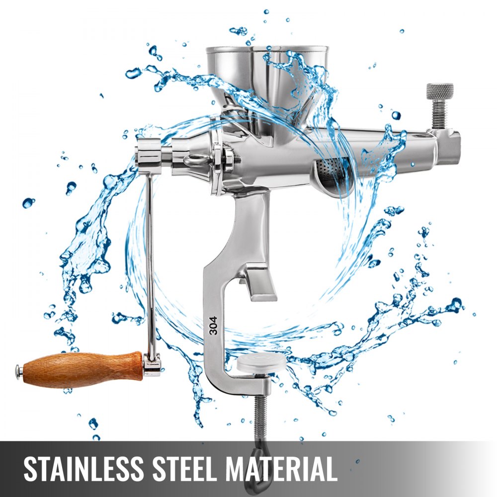 Vevor Manuelle Weizengraspresse Weizengras Entsafter 290x215x77 Mm Edelstahl