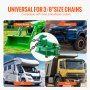 VEVOR 3/8 Zoll Traktor-Eimerhaken, Güteklasse 70, geschmiedeter Stahl, 2er-Pack, Greifhaken, grün