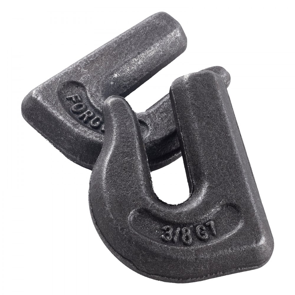 VEVOR Traktor-Eimerhaken 7,93mm, 3/8 Zoll, robuster Anschweißhaken, G70-geschmiedeter Stahl, 6er-Set, Greifhaken, kompatibler schweißbarer Abschlepphaken, für Kran, Kettenzug, Gabelstapler, 6803,88kg