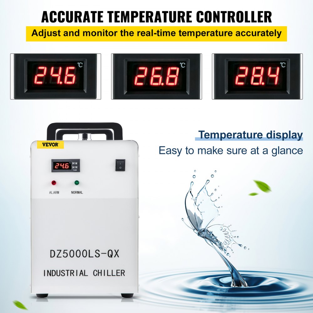 CW3000 Industrielle Wasser-Kühler Cooler CO2 Laser Schlauch Kühlung Chiller