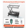 Elektrischer Scherenhubtisch 140 Lbs Tragkraft – Höhenverstellbar 10,43–50″, Hydraulisch, Mit Fernbedienung & Handsteuerung, 24V, Für Werkstatt & Hobby (faltbar)
