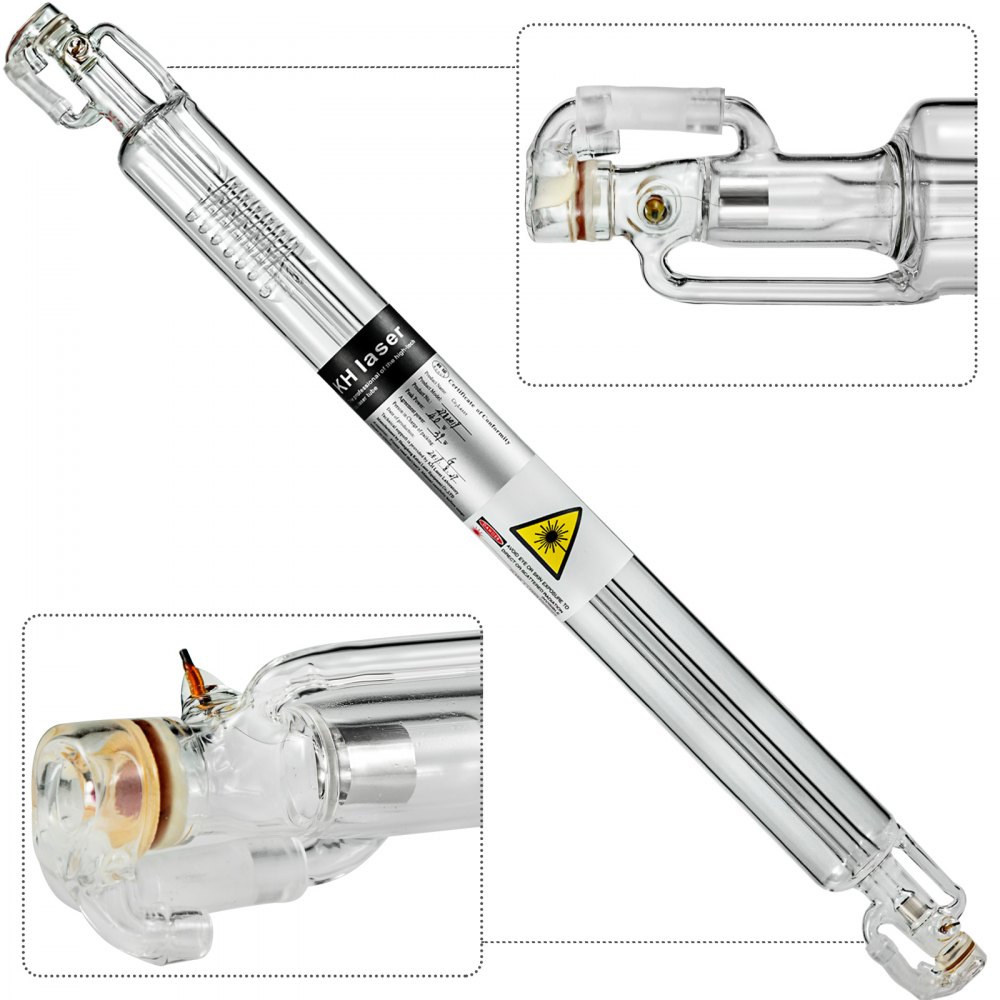 TEN-HIGH CO2 Glas Laserröhre Laser Tube 50W 950 mm Dm. 50 mm mit rotem TEN-HIGH CO2 Glas Laserröhre Laser Tube 50W 950 mm Dm. 50 mm mit rotem