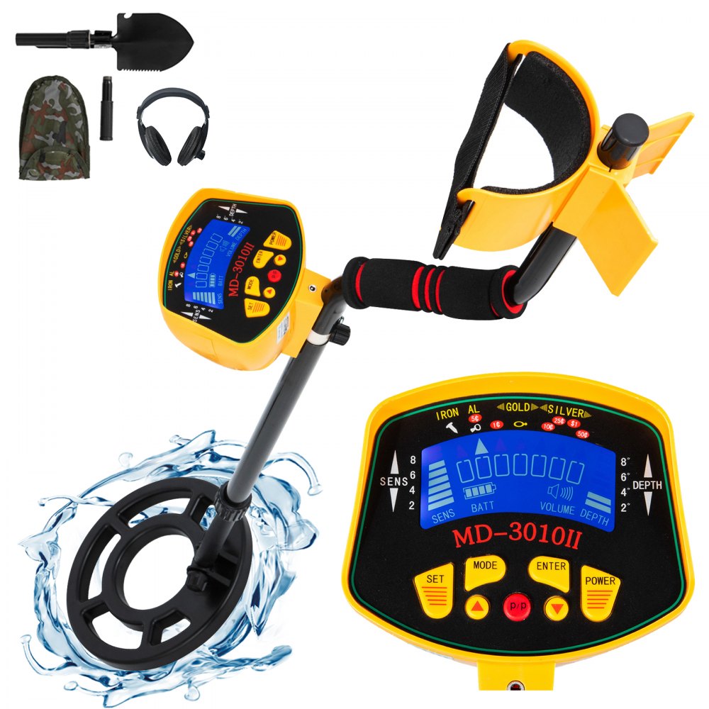 Metalldetektor, Unterirdischer Flachwasser-Metalldetektor MD4030 Gold Treasure Hunter Suchspule Wasserdicht Metalldetektor, Unterirdischer Flachwasser-Metalldetektor MD4030 Gold Treasure Hunter Suchspule Wasserdicht
