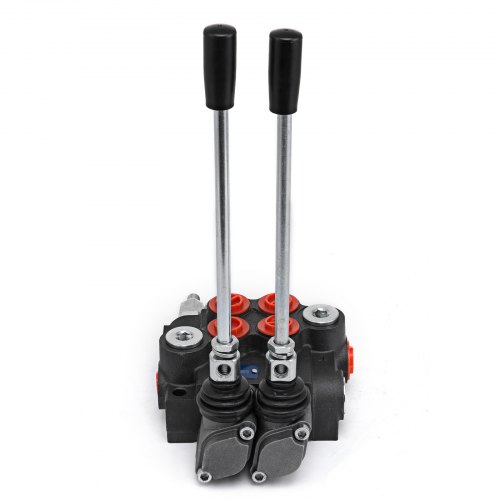 HANDSTEUERVENTIL HANDHEBELVENTIL HYDRAULIK 40L 2fach 2xDW + Kreuzhebel EUR 64,90 - DE