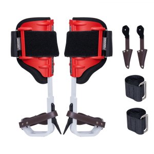 Steigeisen Baumsteigeisen Baumklettern Ausrüstung Set Grün 374,65- 533,4mm