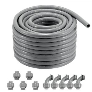 Feotech Elektro-Peitsche, 1/2 Zoll, 1,27 M – Flüssigkeitsdicht, Mit 10 AWG Kabel & Anschlüssen