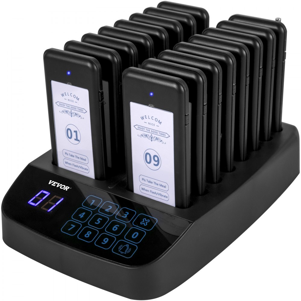VEVOR 16-Pager-Rufsystem Für Restaurants – 98 Ka Produktbild-Vorschau 2