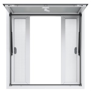 Sidasu Konzessionsfenster 91,4 X 91,4 Cm Mit Markise – Für Food Trucks, Aluminium, Wasserdicht