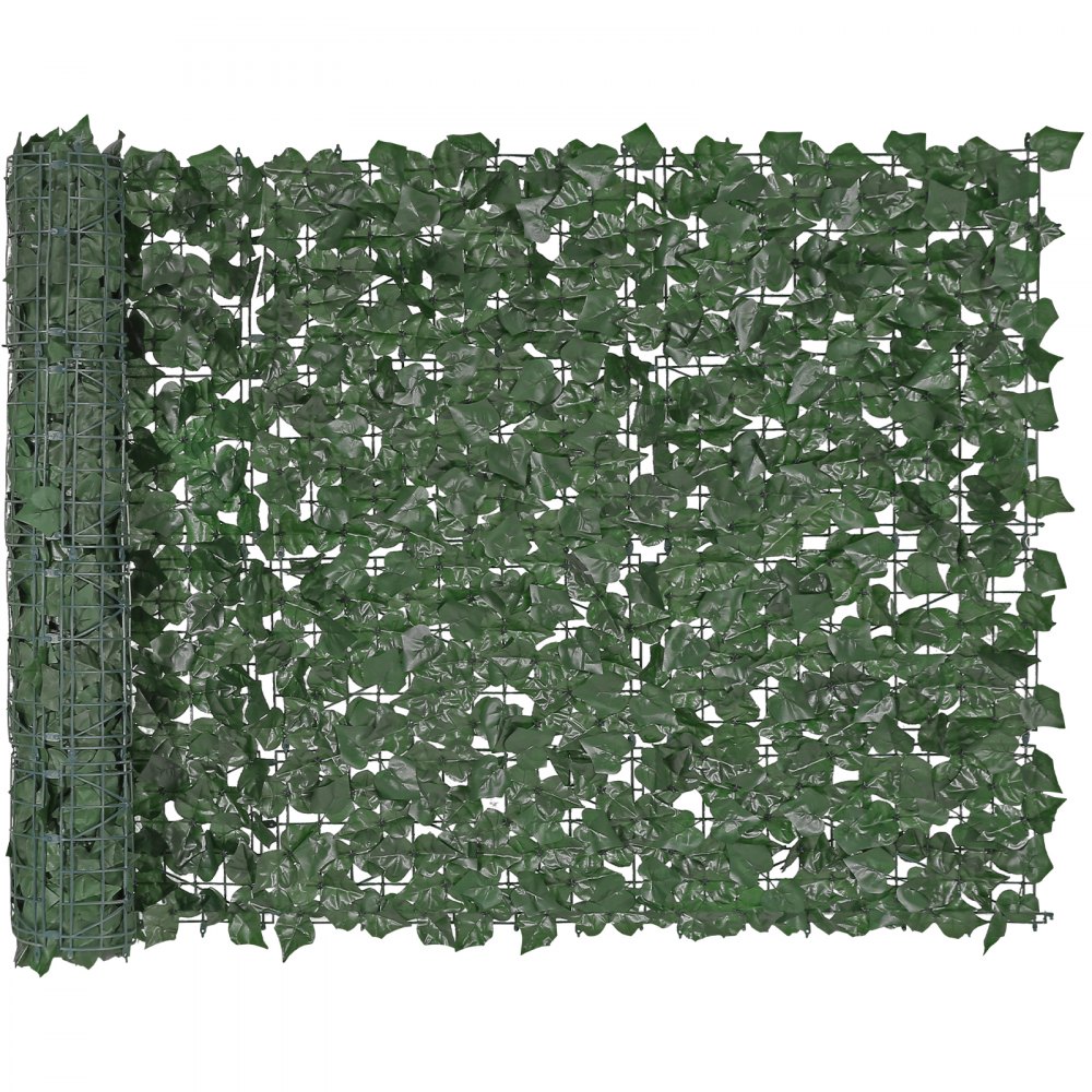 VEVOR Sichtschutzzaun Efeu, 99x249cm, künstlicher grüner Wandschirm