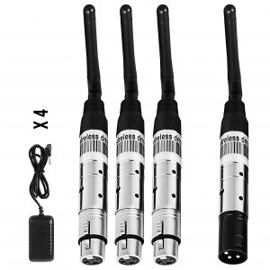 DMX Funk Sender & 7 Empfänger Set - DMX512 126 Kanäle Für Bühnenbeleuchtung