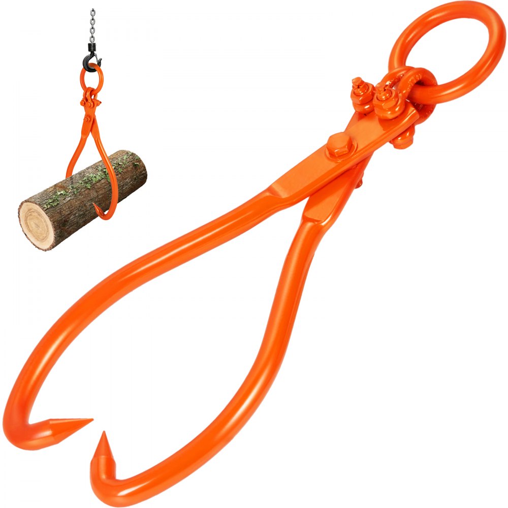 Produktbild von Forstzange 18 Zoll (45,7 Cm) – Holzhebezange Mit 2 Klauen, Aus Legiertem Stahl, Tragkraft 1500 Kg, Für Stämme & Baumstücke