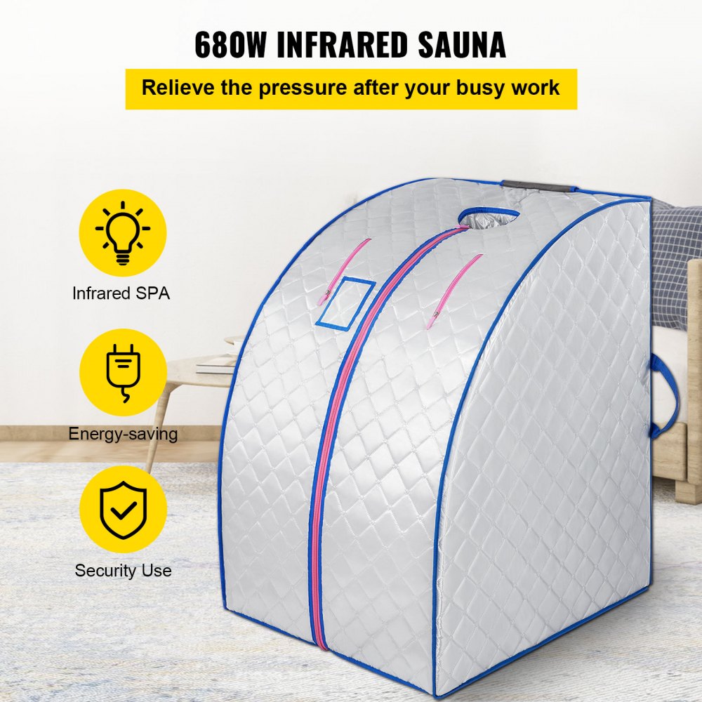Sauna portátil de infrarrojos lejanos, Sauna Personal plegable