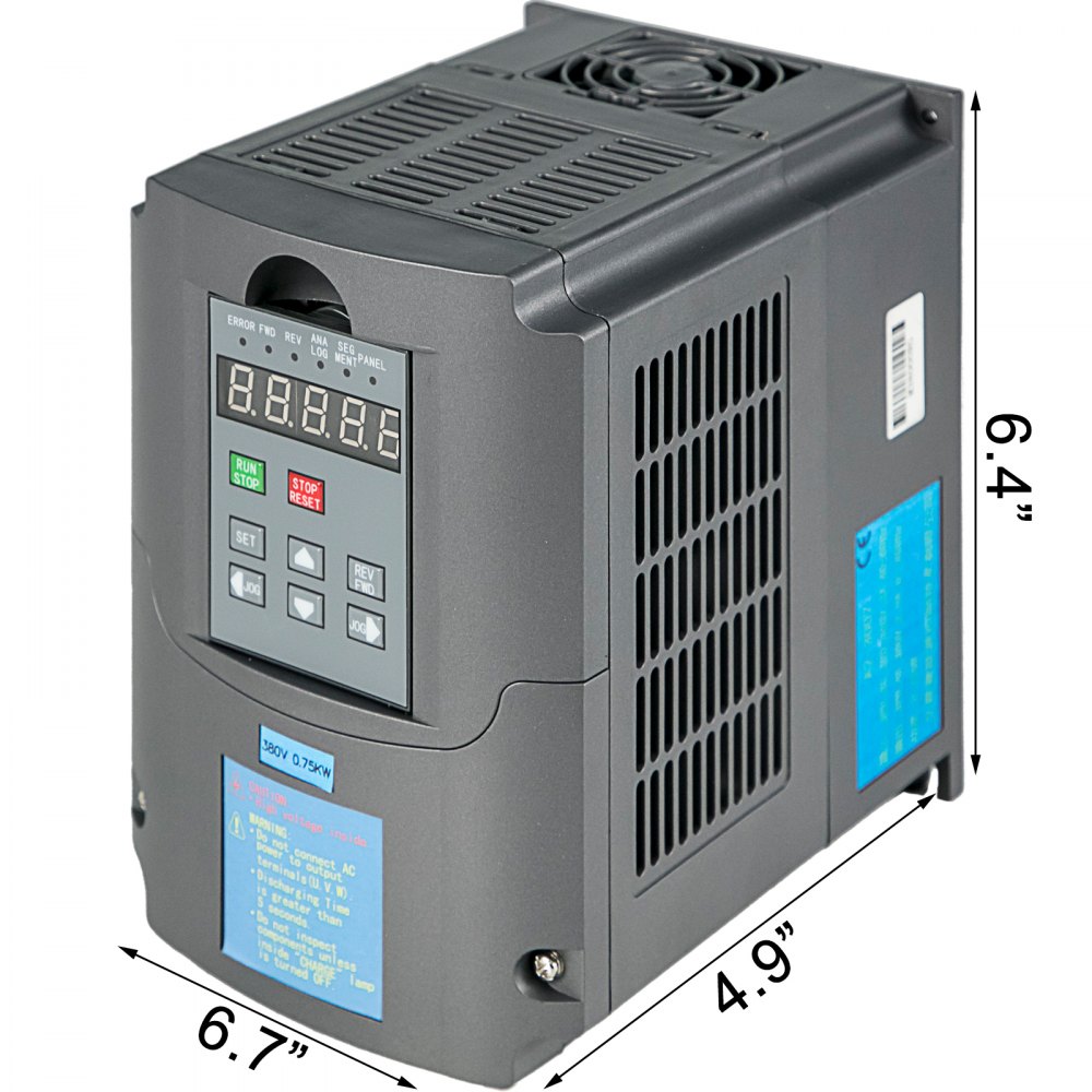 1hp 0.75kw 380v Vfd Variador De Frecuencia Frequency Close-loop Convertidor
