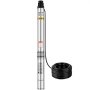 VEVOR Bomba Sumergible para Pozo 220 V 0,8 kW Bomba de Agua Pozos de Acero Inoxidable Bomba para Pozos Profundos Caudal Máximo de 7,000 L/h Bomba de Presión Sumergible con Cable de Conexión de 18 m