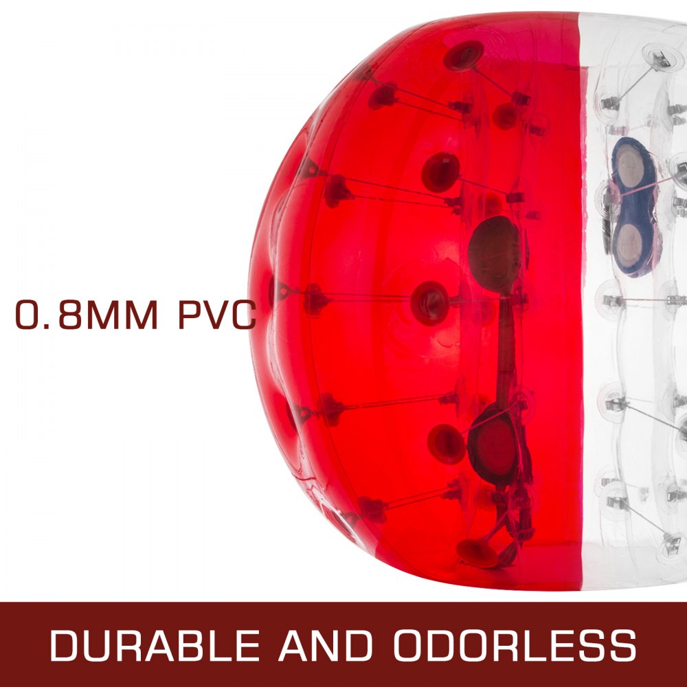 Balón de Fútbol Inflable de Burbuja de Parachoques Bola de Hámster Humano Gigante de 4 Pies (1,2 m)