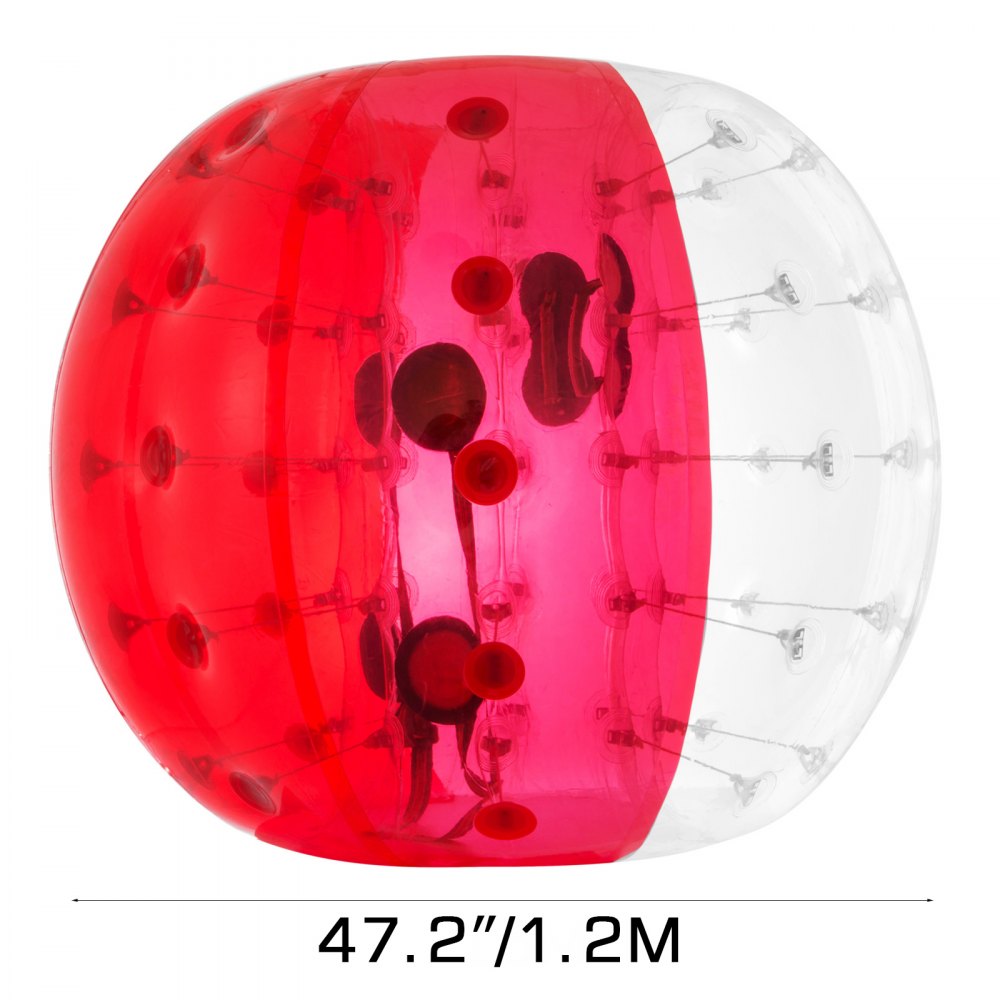 Balón de Fútbol Inflable de Burbuja de Parachoques Bola de Hámster Humano Gigante de 4 Pies (1,2 m)