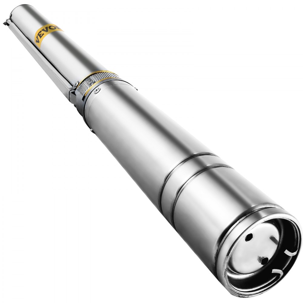 Vevor 1,1kw Bomba De Pozo Profundo Sumergible 5,800 L/h Cable 40m Diámetro 4 "