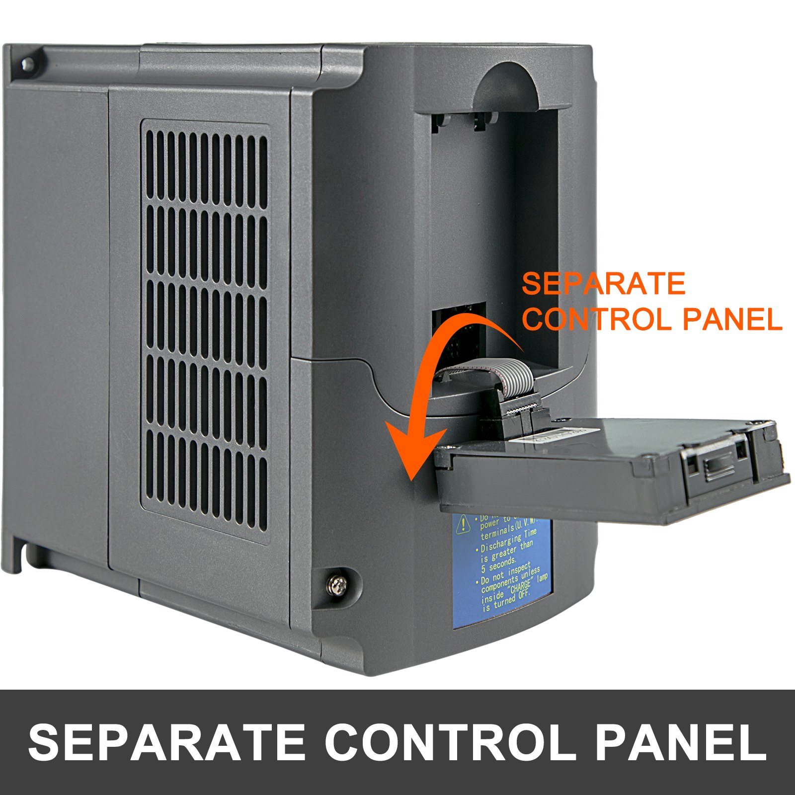 VEVOR Motor Eje Enfriado por Aire de 0,8KW y Variador de Frecuencia 2HP 1,5KW VFD