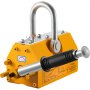 VEVOR Elevador Magnético de Acero de 1,000kg, Imán de Elevación de Grúa de Elevación, de Alta Resistencia Amarillo, Elevador Magnético con Imán Duradero Flexible, Levantamiento Magnético
