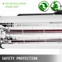 VEVOR Secador Infrarrojos 1000W, Secador de Pintura Infrarrojo para Carrocería Coche 1000W, Secador de Pintura Infrarrojo, Infrarrojos Lámpara de Secado de Pintura, Lámpara de Infrarrojo 80 x 50 cm²
