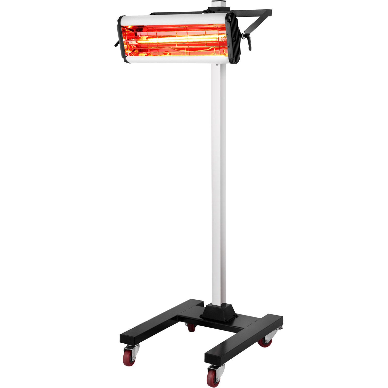 VEVOR Secador Infrarrojos 1000W, Secador de Pintura Infrarrojo para Carrocería Coche 1000W, Secador de Pintura Infrarrojo, Infrarrojos Lámpara de Secado de Pintura, Lámpara de Infrarrojo 80 x 50 cm²