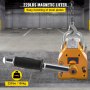 VEVOR Imán Cabrestantes Permanente Magnético 100KG, Elevador Magnético de Acero Amarillo, de Alta Resistencia Amarillo, Elevador Magnético con Imán Duradero Flexible, Levantamiento Magnético