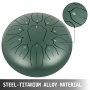 VEVOR 10\'\' Acero Tambor De Lengua Handpan D Mayor 11 Notas Tankdrum Con Bolso Mazos