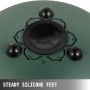 VEVOR 10\'\' Acero Tambor De Lengua Handpan D Mayor 11 Notas Tankdrum Con Bolso Mazos